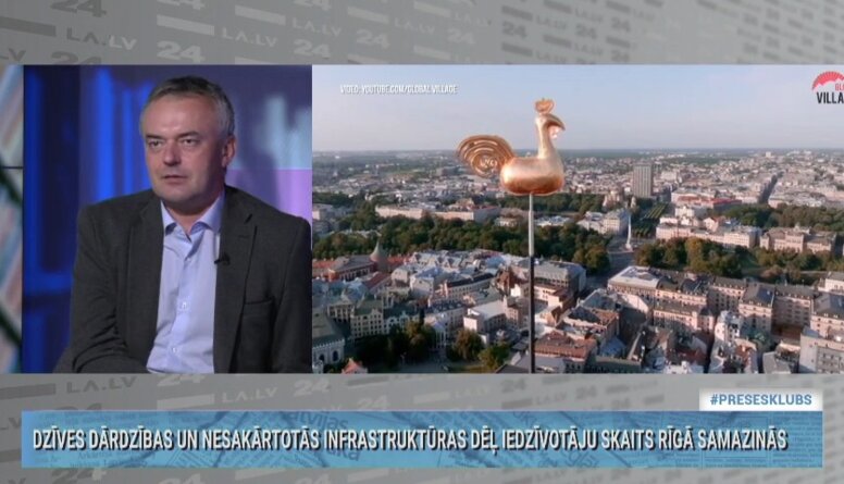 Pēteris Strautiņš komentē Rīgas iedzīvotāju skaita samazināšanos