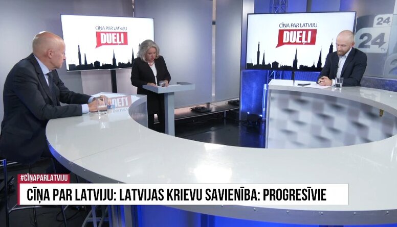 Izglītība latviešu valodā - par tēmu diskutē Grostiņš un Šuvajevs