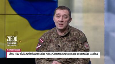 Adamovičs: Krievija grib sacelt ažiotāžu NATO valstīs un samazināt atbalstu Ukrainai