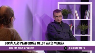 Kuļikovskis par sociālajām platformām: Mēs esam uz ļoti slidenas takas