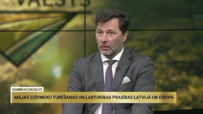 Stenders: Dzīvnieku labturība sākas ar lēmumu paņemt dzīvnieku