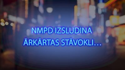 Tvitersāga: NMPD izsludina ārkārtas stāvokli..
