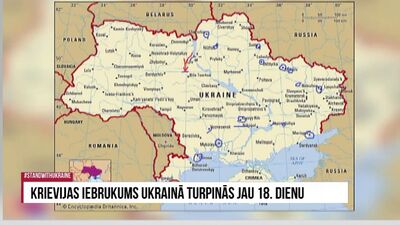 13. marts - kāda šobrīd ir kaujas situācija Ukrainā?