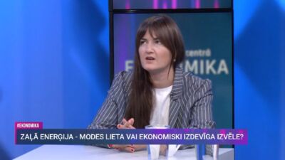 Laura Strovalde: Uz zaļo enerģiju ir jāskatās kā uz resursu