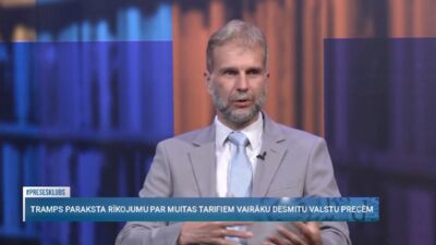 Meļņiks: Trampam ieviešot tarifus, gala rezultātā tieši pats ASV patērētājs maksās daudz vairāk