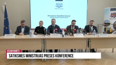 Satiksmes ministrijas preses konference par elektrovilcienu tehniskajām nepilnībām
