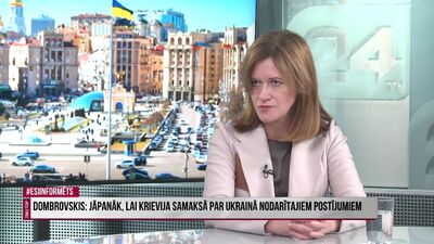 Zanda Kalniņa-Lukaševica par iesaldētajiem Krievijas līdzekļiem, kurus jāpārvirza Ukrainas atbalstam