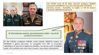 Notikušas izmaiņas Krievijas karaspēka vadībā