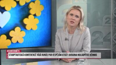 Liene Dambiņa par Ukrainai nolaupīto bērnu atgriešanu ģimenēs