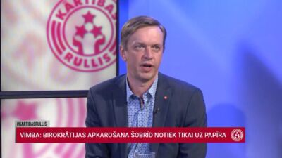 Jānis Vimba: Birokrātijas apkarošana šobrīd notiek tikai uz papīra