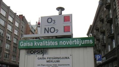 Kas liecina par gaisa kvalitātes problēmām Rīgā?