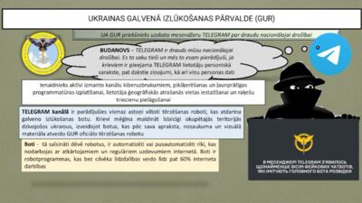 Ukrainas GUR šefs skaidro, kāpēc "Telegram" ir drauds nacionālajai drošībai