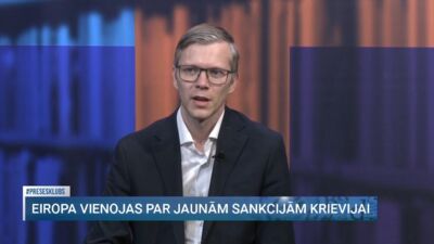 Cepurītis par sankciju jautājumu: Krievija nav ieinteresēta virzībā uz mieru