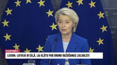 Urzula von der Leiena: Latvija ir ceļā, lai kļūtu par dronu ražošanas lielvalsti
