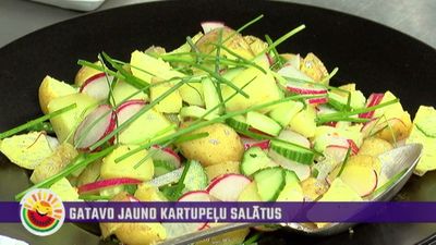 Ātra un viegla jauno kartupeļu salātu recepte