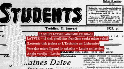 Pirms 100 gadiem diplomāti domāja, kā saukt Latviju ārzemju valodās