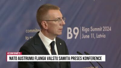 Edgara Rinkēviča uzruna pēc NATO Austrumu flanga valstu samita