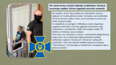 Aizturēts nodevējs: pēc darba krievu armijā mēģina mobilizēties Ukrainas spēkos