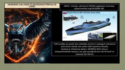 Vai krievi ir pabeiguši jūras drona "Murena-300" izstrādi?