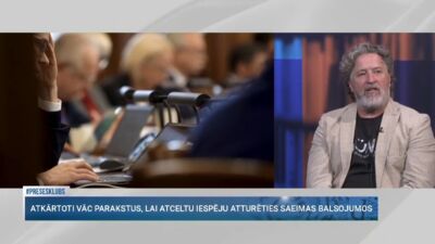 Agris Daņiļevičs par iniciatīvu liegt iespēju atturēties Saeimas balsojumos