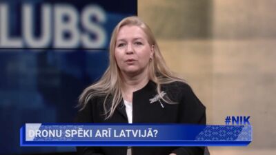 Elīna Egle: Dronu jomā Latvija sevi ir labi pierādījusi