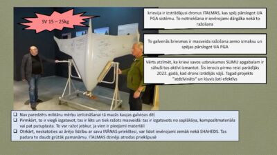 Krievi atkal sākuši izmantot dronus "Italmas"