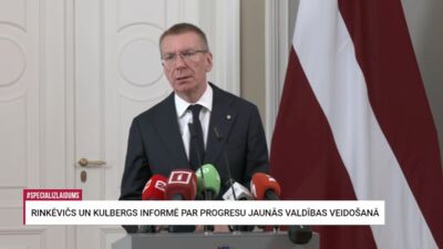 25.05.2026 Rinkēvičs un Kulbergs informē par progresu jaunās valdības veidošanā