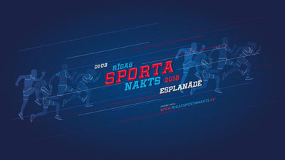 Rīgas Sporta Nakts 2018 Esplanādē