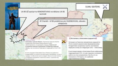 Sumu sektorā, iespējams, sākusies okupantu atkāpšanās