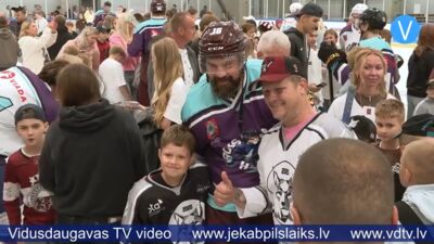 Festivāls “Roks & hokejs” Jēkabpilī pulcē Latvijas hokeja zvaigznes