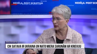 Kalniete: Nepieciešams viens spēcīgs piegāžu grūdiens Ukrainai, lai Krievija aizdomātos