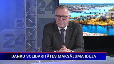 Finanšu ministrs par banku solidaritātes maksājuma ideju