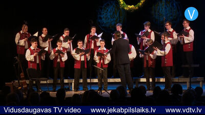 Jēkabpilī izskan ukraiņu kora labdarības koncerts