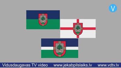 Izstrādāti jaunā Jēkabpils novada karoga varianti