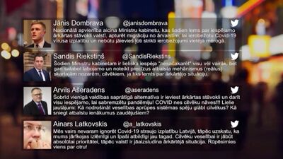 Tvitersāga: Ārkārtējā situācija Latvijā