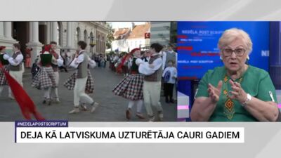 Šteina: Šajos svētkos ar lielu pūlēšanos pāris dejas var minēt kā tautas dejas