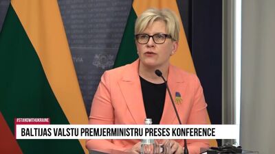 Lietuvas premjerministre: Drošības situācija reģionā ir mainījusies. To neredzēt nav iespējams
