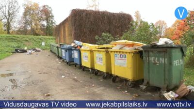 Jēkabpils novadā stingrāk kontrolēs atkritumu izmešanu un šķirošanu