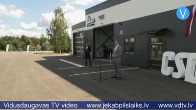 Līvānos oficiāli atklāta jaunā tehniskās apskates stacija