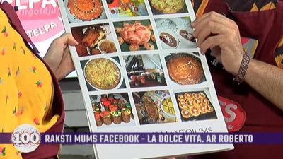 Dūla Katrīna Puriņa-Liberte atrāda savas ģimenes svarīgāko recepšu kalendāru