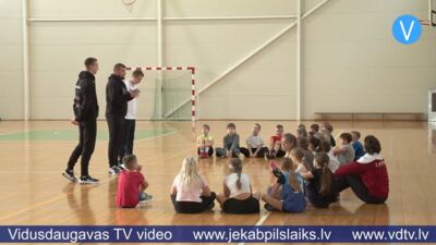 Jēkabpils novada skolās sporta stundas vada profesionāli sportisti