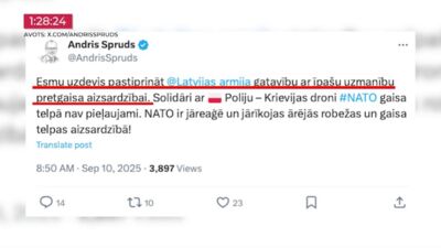 10.09.2025 TV24 SVARĪGAIS 3 MINŪTĒS 19.00