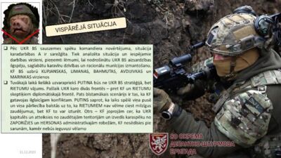 Situācija Ukrainas frontes austrumos ir ļoti sarežģīta