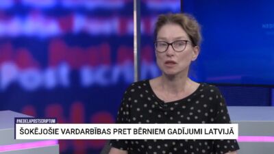 Inguna Ebela: 90% vardarbības paliek aiz kadra