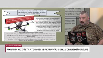 Iespējams, krievi arvien biežāk veiks triecienus ar droniem, kas palaisti no "mātes drona"