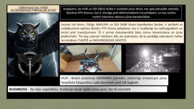 Iespējams, HUR rīcībā ir jūras droni, kas spēj pārvadāt optiskās šķiedras FPV dronus