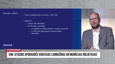 Jānis Taukačs aicina uz kara laiku palielināt likmi uz aizliedzošu