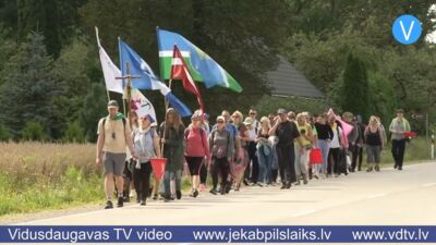 Svētceļotāji ierodas Jēkabpils novadā