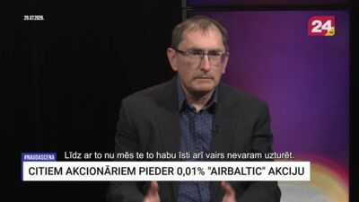 Linkaits: Mūsu ģeogrāfiskā situācija neļauj uzturēt lielu aviācijas centru