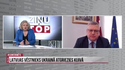 Latvijas vēstnieks Ukrainā stāsta par drošības situāciju Kijivā